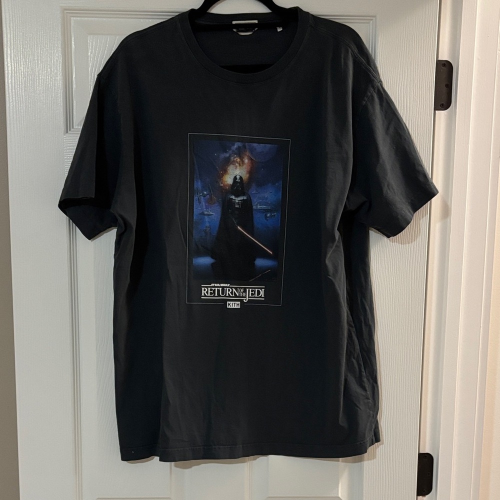 Kith Return of the Jedi Black Graphic Tee